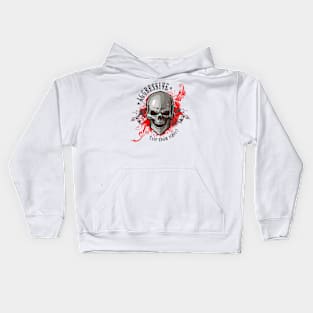 Aggressive skull Kids Hoodie